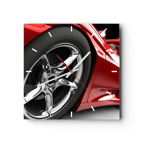 Horloge murale verre - murale, en