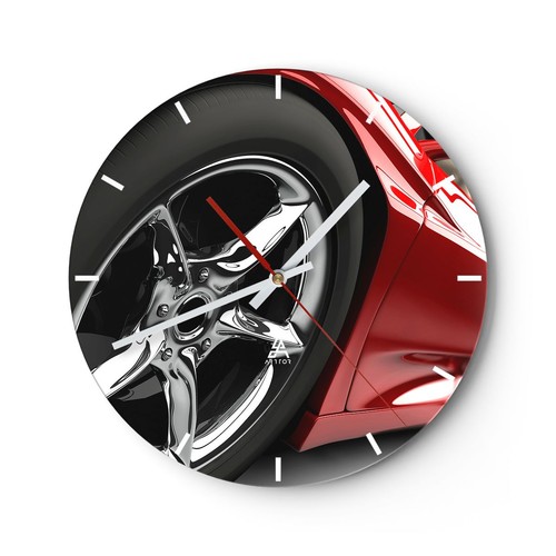 Horloge murale verre - murale,