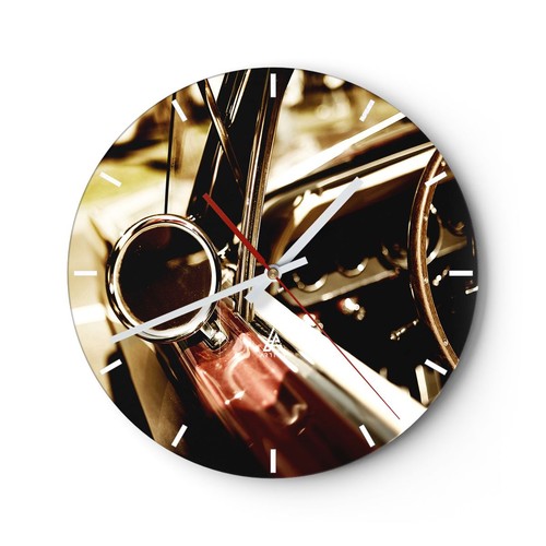 Horloge murale verre - en,